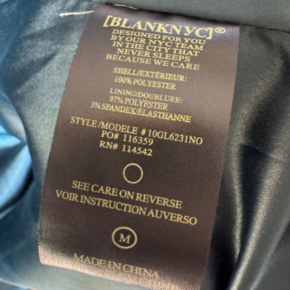 Green BLANKNYC Fringe Plaid Shacket • Medium Loose Fit • Fall Winter must have - Picture 15 of 16